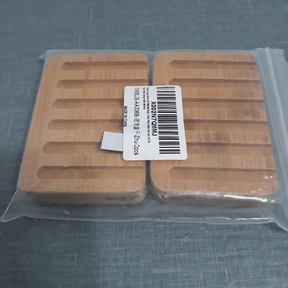 Kueimovi Other - Rustic Bamboo Soap Dish 2 Pack *New*